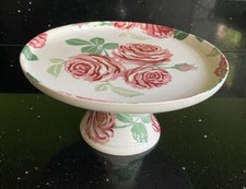 RARE Emma Bridgewater Pink Roses Small Cake Stand - Unused