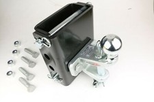 Adjustable Drop Hitch Dixon Bate Tow ball Pin & Bolts nuts Defender 1983-2016