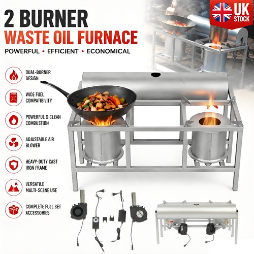 Burner waste oil - oil, furnace
