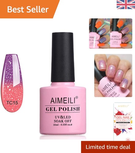 Glitter gel nail polish soak - polish,