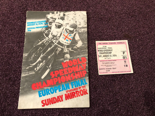 Speedway programme 1974