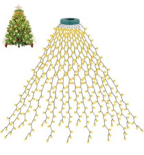 Christmas Tree Lights, 2m * 16 Lines 400 LEDs Fairy Lights Mains Powered with 8