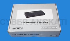MAPLIN 3 WAY 4K HDMI SWITCH -