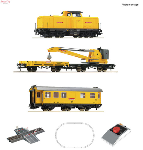 Roco br212 diesel crane - db,
