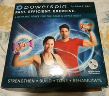 POWERSPIN ARM EXERCISE DEVICE Upper Body Workout  Exerciser and Core Trainer 