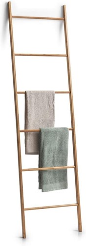 18870 ladder towel rail bamboo - ladder,