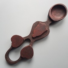 Folk Art Welsh Love Spoon