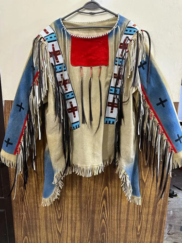 Men western beaded suede - western,