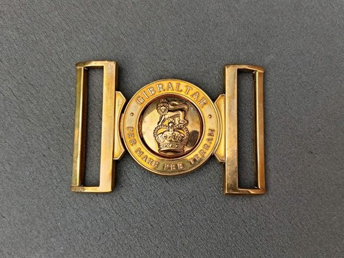 Royal marines brass belt - marines,