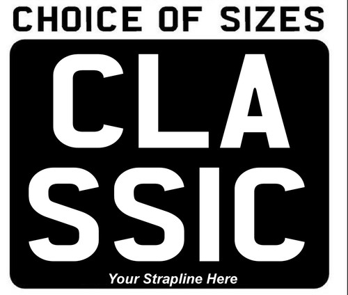 Classic black with - black, white