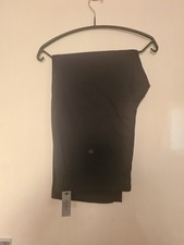 TU Jeans Men's Black Straight 36W 30L Regular Denim Cotton Blend Trousers NWT