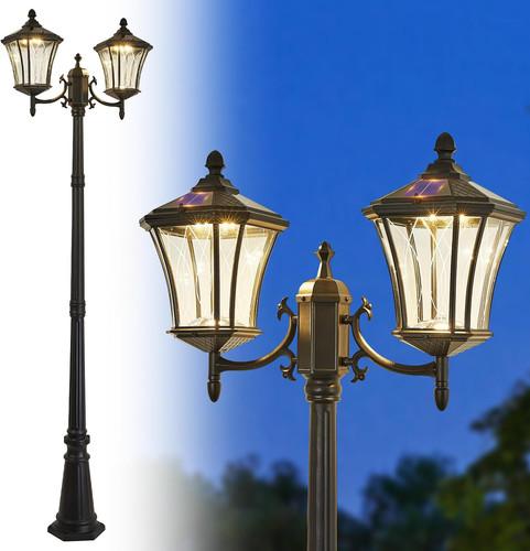 Solar lamp post lights with - solar,