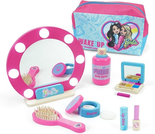 Barbie makeup set wooden - set,