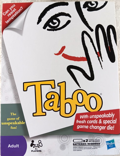 Taboo card board game toy - card,