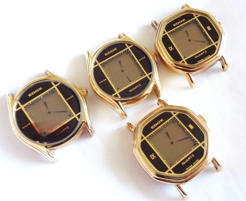 Vintage lot edox swiss made - lot,