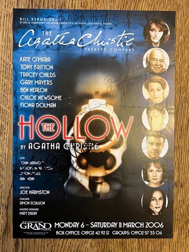 Signed theatre flyer - signed, 2006