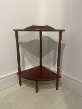 Two Shelf Corner Table Stand