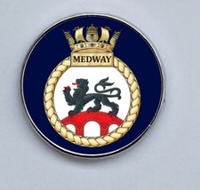 HMS Medway Royal Navy Lapel Pin Badge