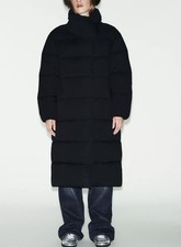Zara Long Puffer Coat Water