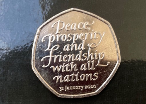 Very rare 50p - (brexit), coin