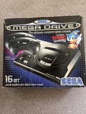 Sega megadrive console 16 bit with box