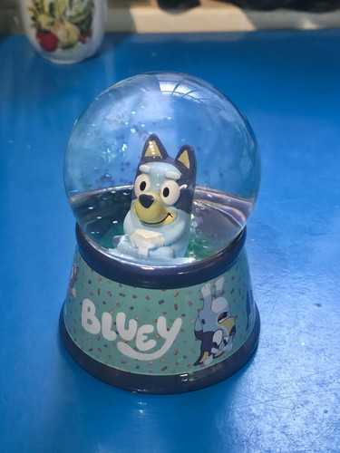 Bluey dog snow globe ornament - snow,