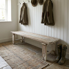 Rustic Vintage Pine Bench |