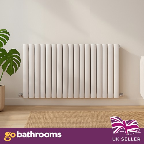 White double column - double, radiator