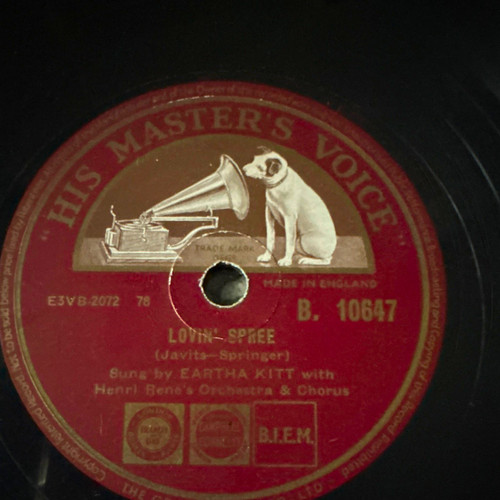 His master voice - eartha, kitt