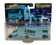 Hot Wheels Team Transport Nissan Skyline 2000 GT-R LBWK & Fleet Flyer Brand New