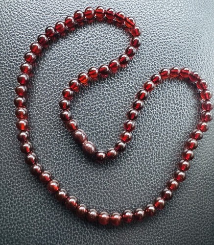 Cherry baltic amber - amber, necklace