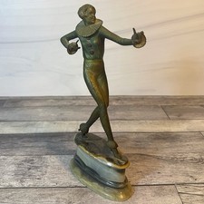 Art Deco Bronze Harlequin