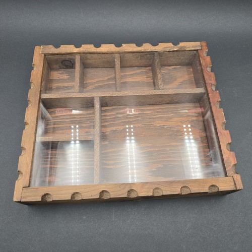 Rustic mid century carved - mid, wood