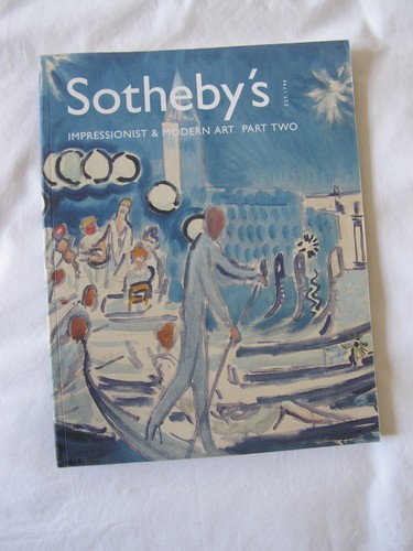 Sothebys auction catalogue - auction,
