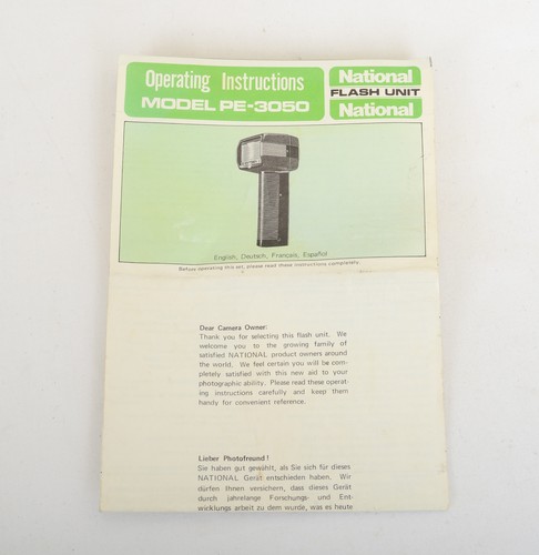 National 3050 flash - national, gun