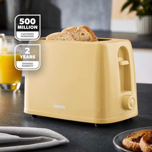 Geepas slice bread toaster - bread, 6