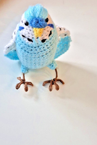 Budgies hand made crochet - budgies,hand-made,
