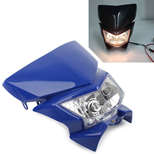 Blue motorcycle front - blue,
