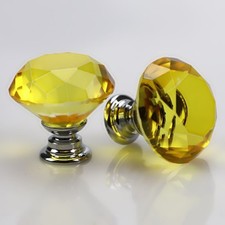 Diamond crystal glass door - diamond,