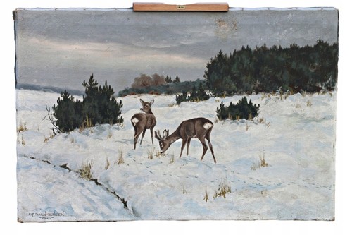 Leif ragn jensen signed oil - leif,