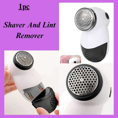Fabric shaver and lint - shaver,