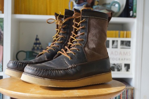 Mens arrow moccasin boots - arrow, size
