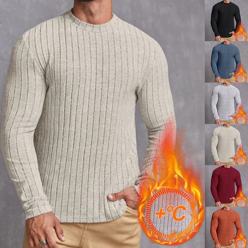 Mens long sleeve knitted - long,