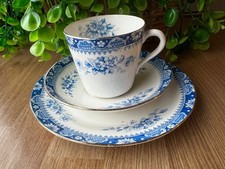 Vintage Tuscan Blue Floral