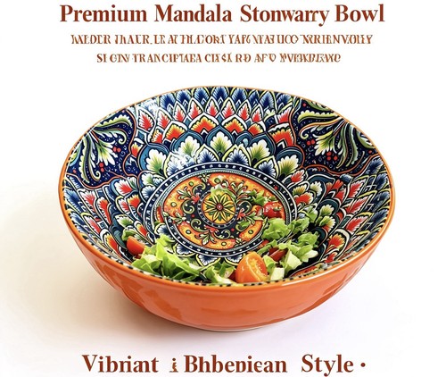 Vibrant mandala pattern - mandala,