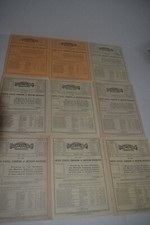 Railway Equipment Register Supplements lot of 9