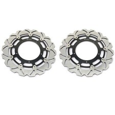 2 Front Brake Discs Rotors For