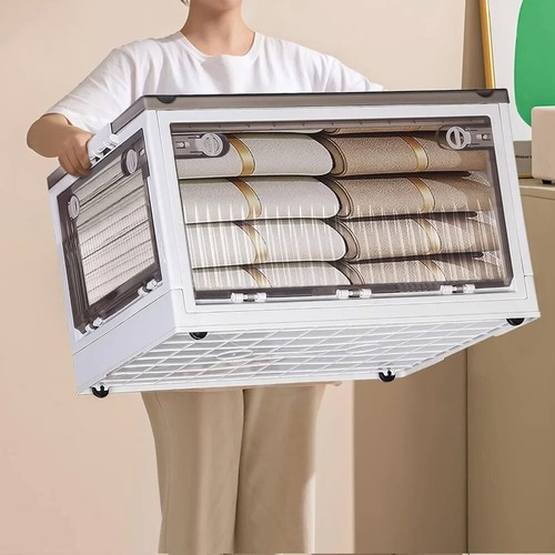 Folding storage box plastic - storage,
