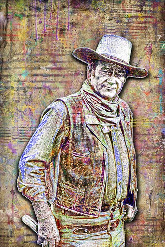 John wayne poster - wayne,