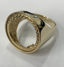 9ct Gold Full Sovereign Ring